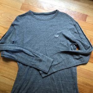 Men’s vintage style thermal long sleeve tee